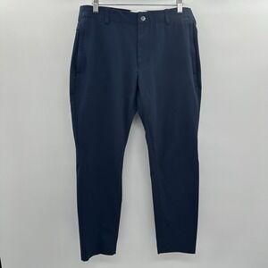 Reigning Champ Coach Pants Mens 32 Blue Navy Stretch Chino Performance Comfort